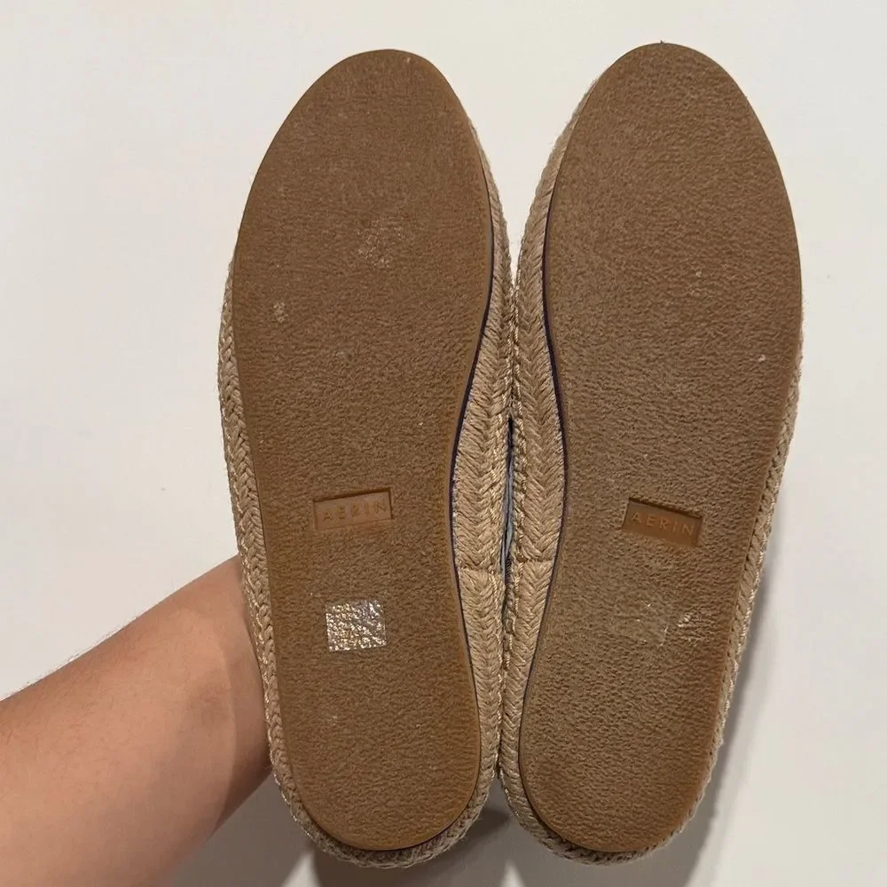 Aerin Women's Navy and Light Blue Espadrilles
